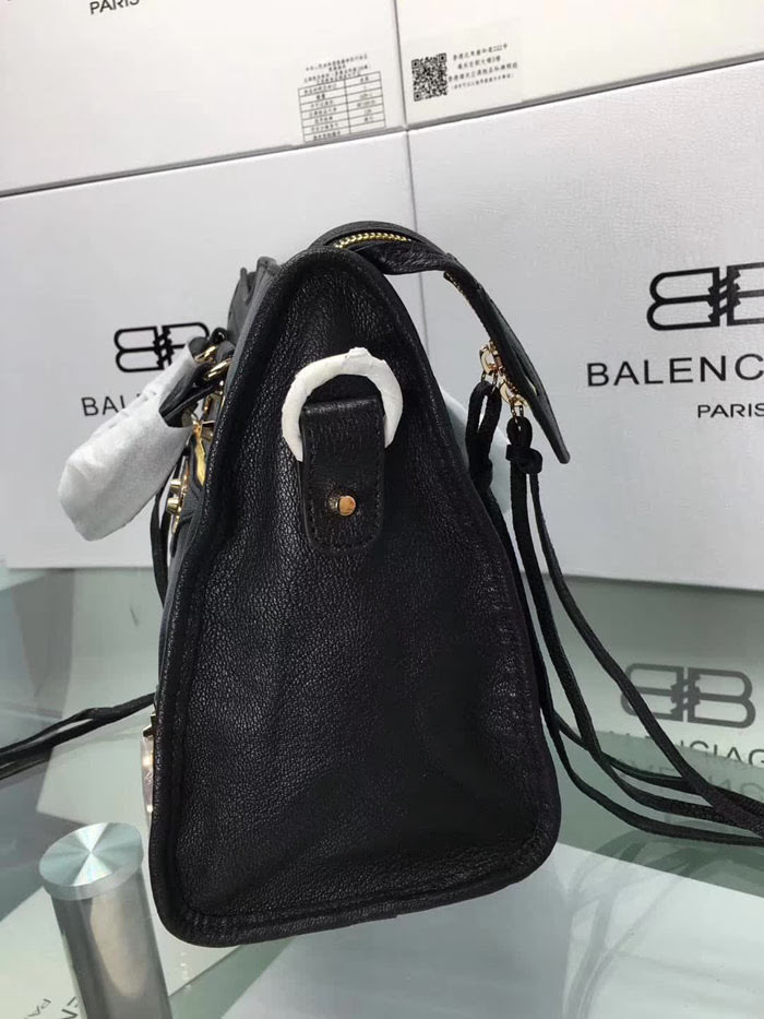 BALENCIAG巴黎世家 新款 小金釘 原版義大利進口山羊皮 手提單肩斜挎包  BL1008